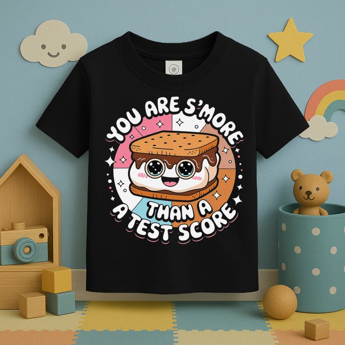 You Are Smore Than Ready For This Test Test Day Teacher Toddler T-Shirt
