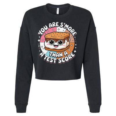 You Are Smore Than Ready For This Test Test Day Teacher Cropped Pullover Crew