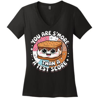 You Are Smore Than Ready For This Test Test Day Teacher Women's V-Neck T-Shirt