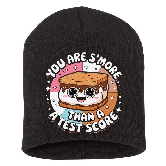 You Are Smore Than Ready For This Test Test Day Teacher Short Acrylic Beanie