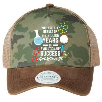 You Are The Result Of Evolutionary Successc Legacy Tie Dye Trucker Hat