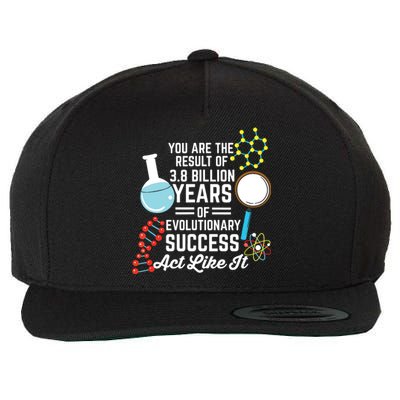 You Are The Result Of Evolutionary Successc Wool Snapback Cap