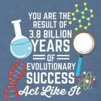 You Are The Result Of Evolutionary Successc Garment-Dyed Sweatshirt