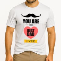 You Are The Best Dad Ever Mustache Heart Cooling Performance Crew T-Shirt