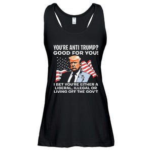 You're Anti Trump Good For You funny policial Ladies Essential Flowy Tank