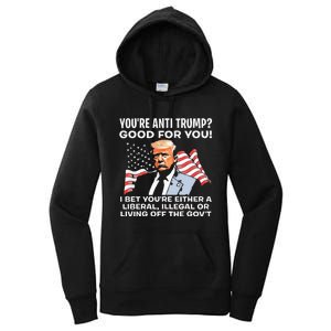 You're Anti Trump Good For You funny policial Women's Pullover Hoodie