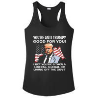 You're Anti Trump Good For You funny policial Ladies PosiCharge Competitor Racerback Tank