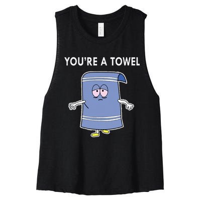 Youre A Towel Women's Racerback Cropped Tank