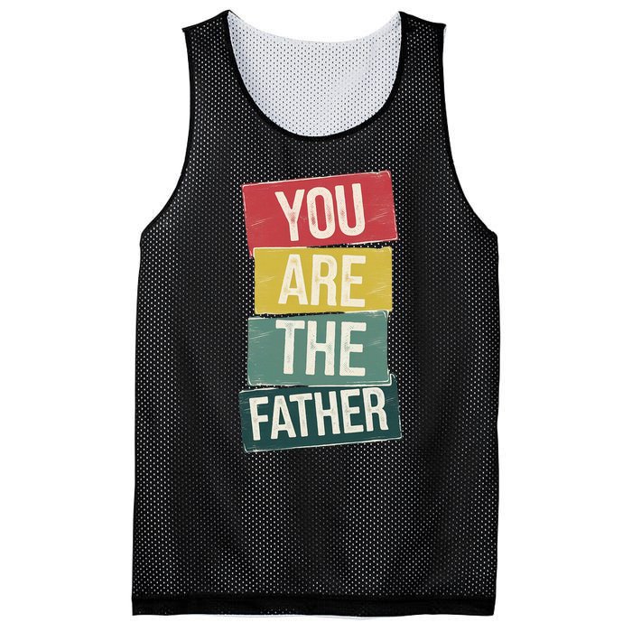 You Are The Father Funny Reveal And Celebration Mesh Reversible Basketball Jersey Tank