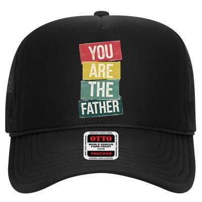 You Are The Father Funny Reveal And Celebration Trucker Hat