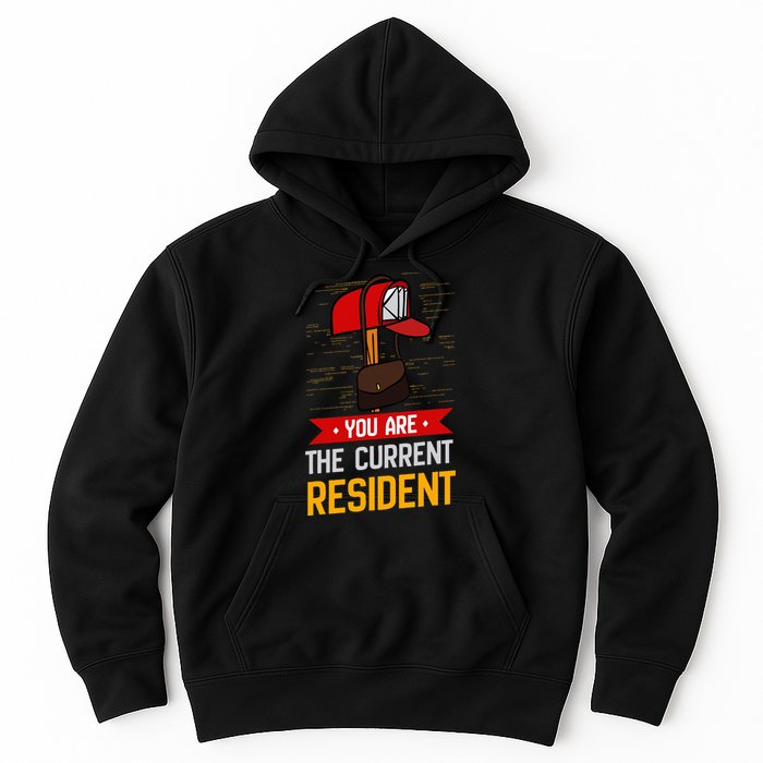 You Are The Current Resident Postal Worker Hoodie