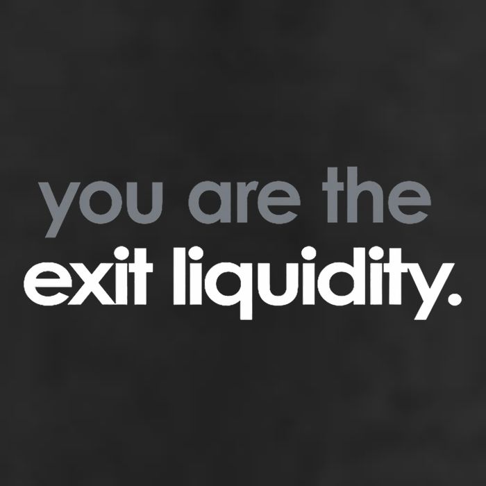You Are The Exit Liquidity Trading Lover Funny Saying Quote Tumbler