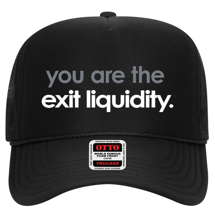 You Are The Exit Liquidity Trading Lover Funny Saying Quote Hat