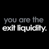 You Are The Exit Liquidity Trading Lover Funny Saying Quote Cropped Pullover Crew