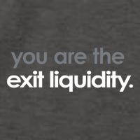 You Are The Exit Liquidity Trading Lover Funny Saying Quote Vector Backpack