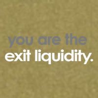 You Are The Exit Liquidity Trading Lover Funny Saying Quote Garment-Dyed Women's Muscle Tee