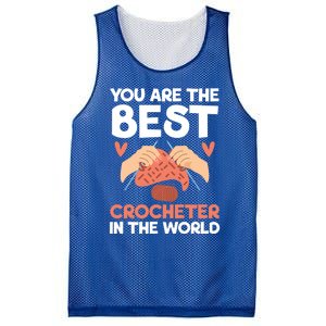 You Are The Best Crocheter In The World Yarn Collector Meaningful Gift Mesh Reversible Basketball Jersey Tank