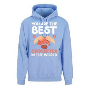 You Are The Best Crocheter In The World Yarn Collector Meaningful Gift Unisex Surf Hoodie