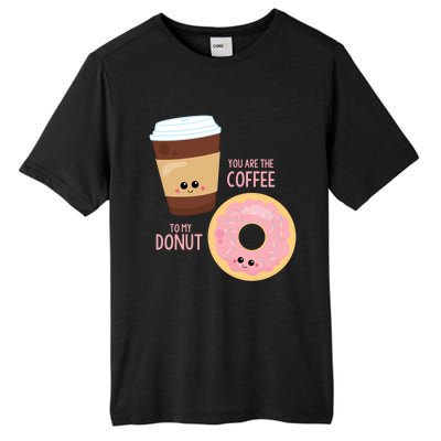 You Are The Coffee To My Donut Best Friend Valentine's Day Gift Tall Fusion ChromaSoft Performance T-Shirt