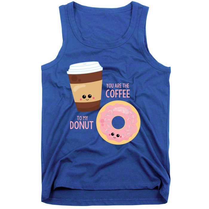 You Are The Coffee To My Donut Best Friend Valentine's Day Gift Tank Top