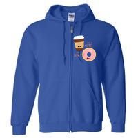 You Are The Coffee To My Donut Best Friend Valentine's Day Gift Full Zip Hoodie