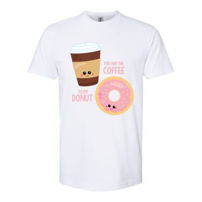 You Are The Coffee To My Donut Best Friend Valentine's Day Gift Softstyle CVC T-Shirt