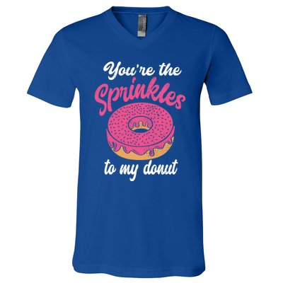 You Are The Sprinkles To My Donut Cute Valentines Day Meaningful Gift V-Neck T-Shirt