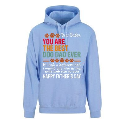 You Are The Best Dog Dad Ever Fathers Day Unisex Surf Hoodie