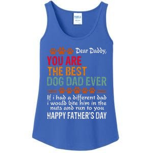 You Are The Best Dog Dad Ever Fathers Day Ladies Essential Tank