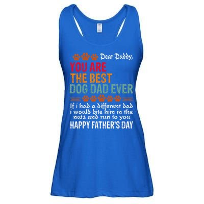 You Are The Best Dog Dad Ever Fathers Day Ladies Essential Flowy Tank