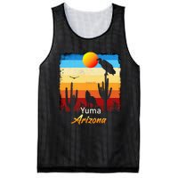 Yuma Arizona Vintage Coyote Sunset Az Desert Mesh Reversible Basketball Jersey Tank