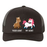 Your Aunt Vs My Aunt Magical Unicorn Awesome Crazy Auntie Yupoong Adult 5-Panel Trucker Hat