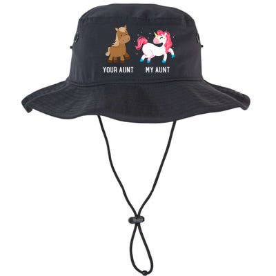 Your Aunt Vs My Aunt Magical Unicorn Awesome Crazy Auntie Legacy Cool Fit Booney Bucket Hat