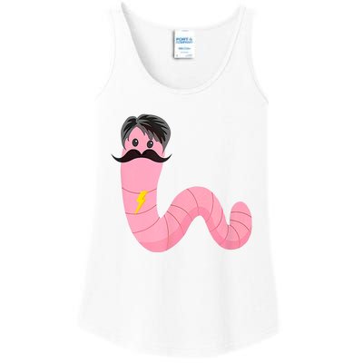 Youre A Worm With A Mustache Ladies Essential Tank