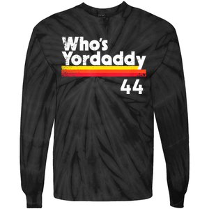 Yordan Alvarez WhoS Yordaddy Houston Baseball Tie-Dye Long Sleeve Shirt