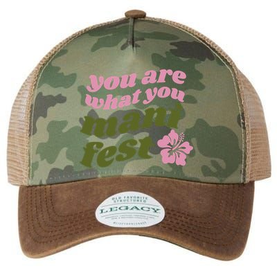 You Are What You Manifest Legacy Tie Dye Trucker Hat