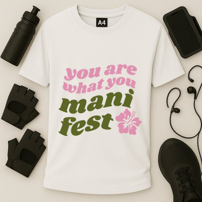 You Are What You Manifest Cooling Performance Crew T-Shirt