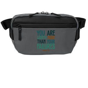 You Are Worth More Than Your Failures Romans 323 Crossbody Pack