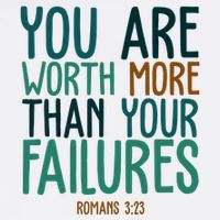 You Are Worth More Than Your Failures Romans 323 Wool Snapback Cap