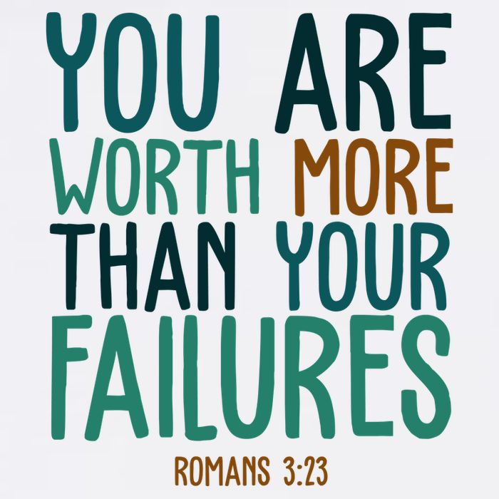 You Are Worth More Than Your Failures Romans 323 Wool Snapback Cap