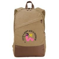 You’re A Worm With A Mustache Vanderpump Rules Cotton Canvas Backpack