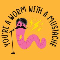 You’re A Worm With A Mustache Vanderpump Rules Pom Pom 12in Knit Beanie