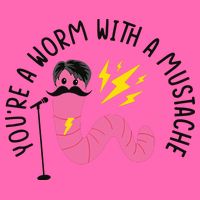 You’re A Worm With A Mustache Vanderpump Rules Stripe Pom Pom Beanie