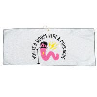 You’re A Worm With A Mustache Vanderpump Rules Large Microfiber Waffle Golf Towel