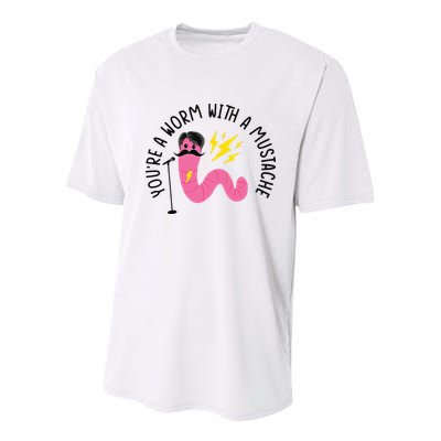 You’re A Worm With A Mustache Vanderpump Rules Youth Performance Sprint T-Shirt