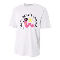 You’re A Worm With A Mustache Vanderpump Rules Youth Performance Sprint T-Shirt