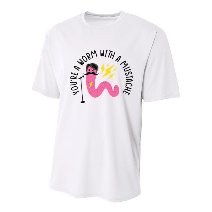 You’re A Worm With A Mustache Vanderpump Rules Youth Performance Sprint T-Shirt