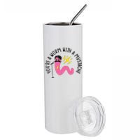 You’re A Worm With A Mustache Vanderpump Rules Stainless Steel Tumbler