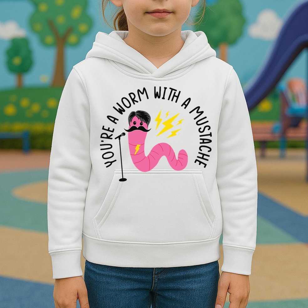 You’re A Worm With A Mustache Vanderpump Rules Kids Hoodie