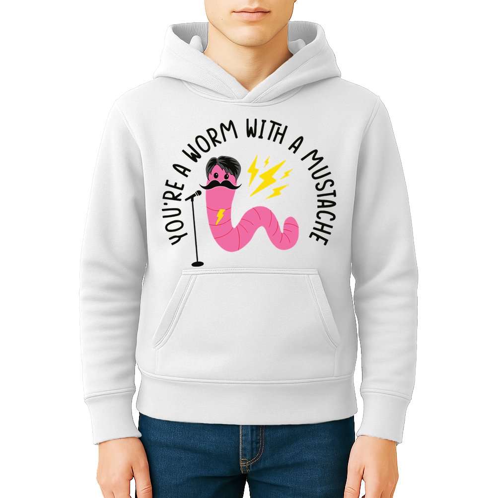 You’re A Worm With A Mustache Vanderpump Rules Kids Hoodie